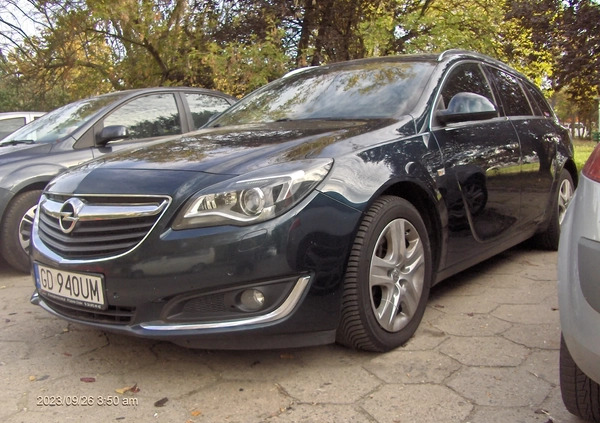 Opel Insignia cena 48500 przebieg: 229000, rok produkcji 2016 z Łódź małe 106